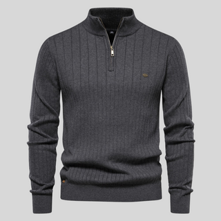 Brock | Classic Zip Neck Sweater