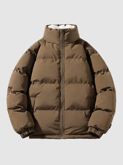 Anthony - Men's quilted puffa jacket with fleece lining