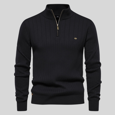 Brock | Classic Zip Neck Sweater