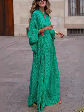 Nicole - Vintage Boho Casual Maxi Dress