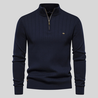 Brock | Classic Zip Neck Sweater