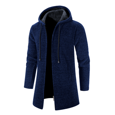 Thommy | Mid-length Hooded Wool Jacket