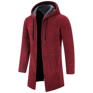 Thommy | Mid-length Hooded Wool Jacket