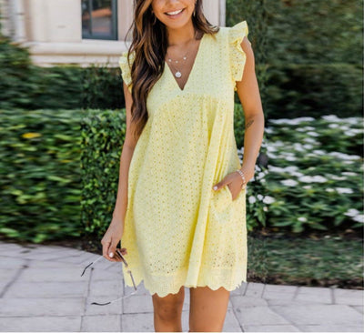 Natalie - Summer dress with side pocket