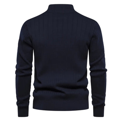 Brock | Classic Zip Neck Sweater