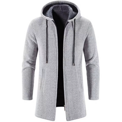 Thommy | Mid-length Hooded Wool Jacket