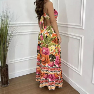 Rhiannon - Tropical Maxi Dress