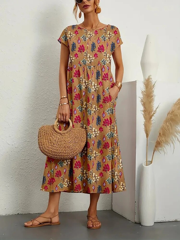 Zoe - Elegant Floral Dress