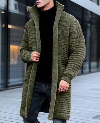 Liam | Men's long knit cardigan